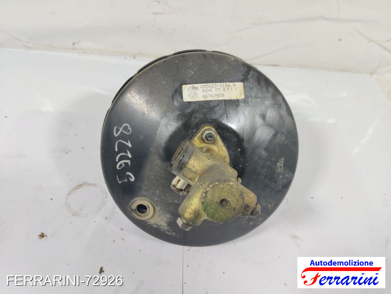 Servofreno FIAT DOBLO 119, 223 1.9 D 2001-2010 46747935, 20562321864, 222482710