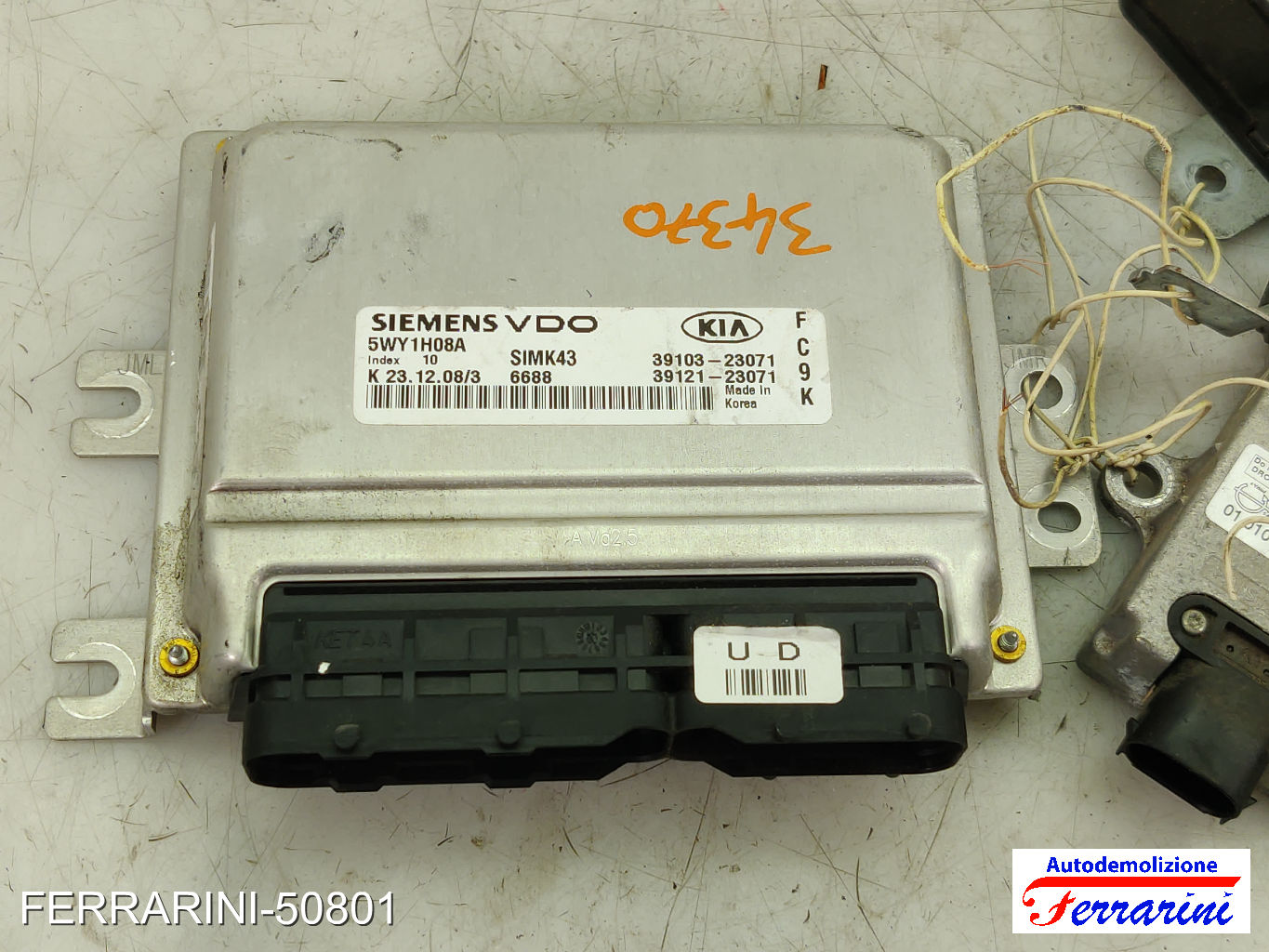 Kit Accensione KIA SPORTAGE JE, KM 2.0I 16V 2004-2009 5WY1H08A, SEKS06RX 7