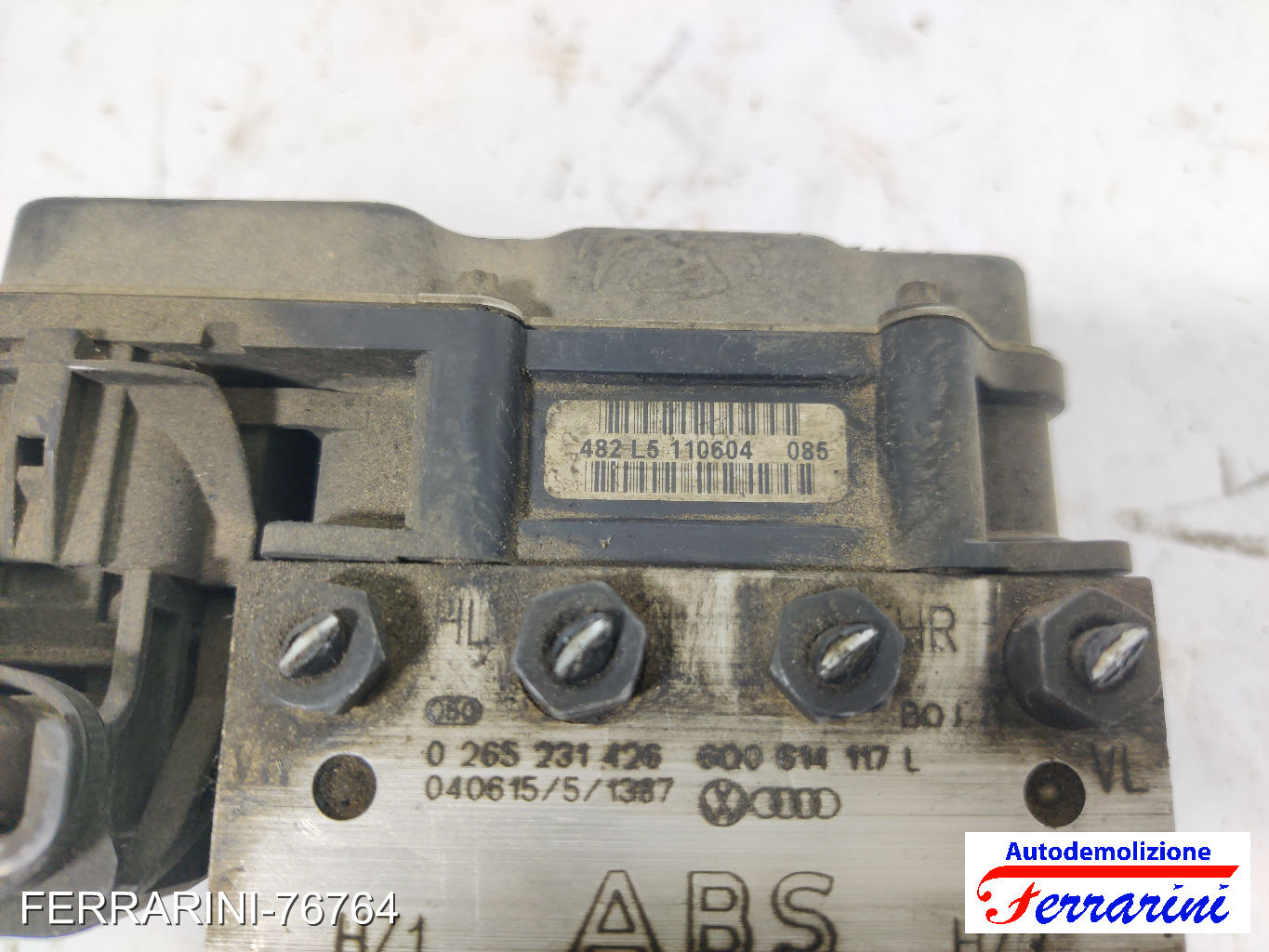 Centralina Pompa Abs SEAT IBIZA 3 6L1 1.4 TDI 2002-2005 6Q0614117L, 0265800363 7