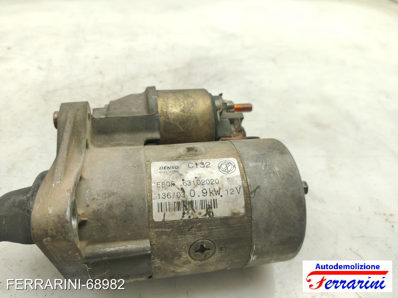 Motorino Avviamento FIAT PUNTO 188 1.2 16V 80 1999-2006 46740242, 51890631