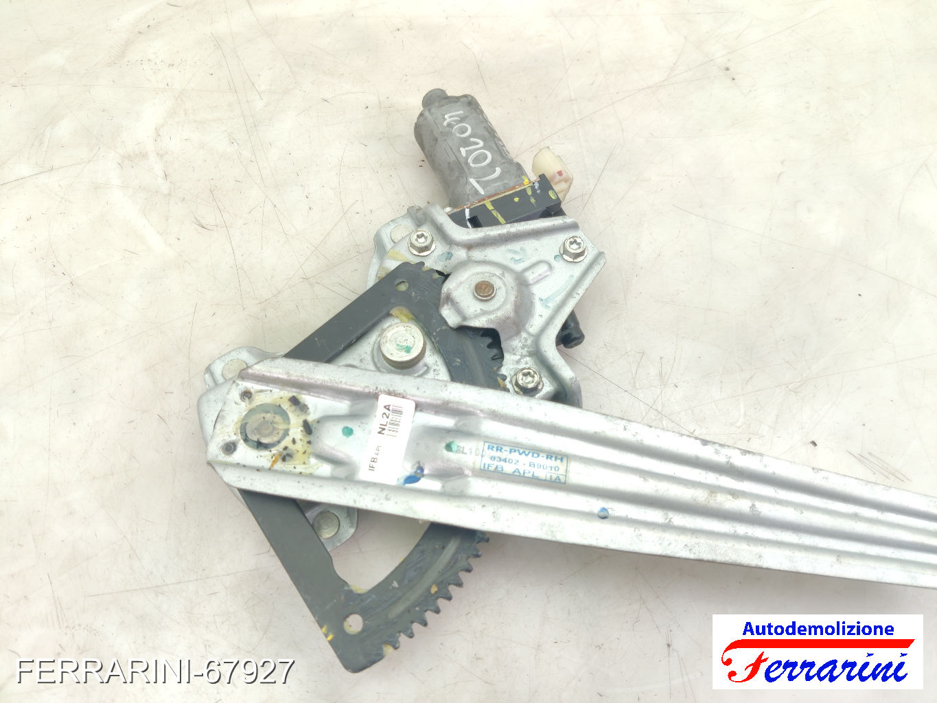 Motorino Alzavetro HYUNDAI I10 BA, IA 1.0 2013-2023 83481B9000, 9A021047