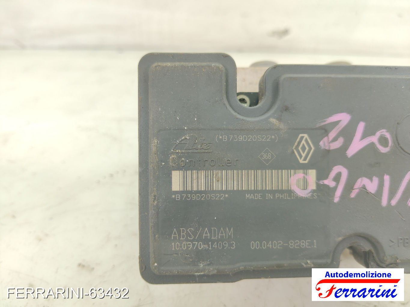 Centralina Pompa Abs RENAULT TWINGO 2 CN0 1.2 16V 2007-2014 8200403322