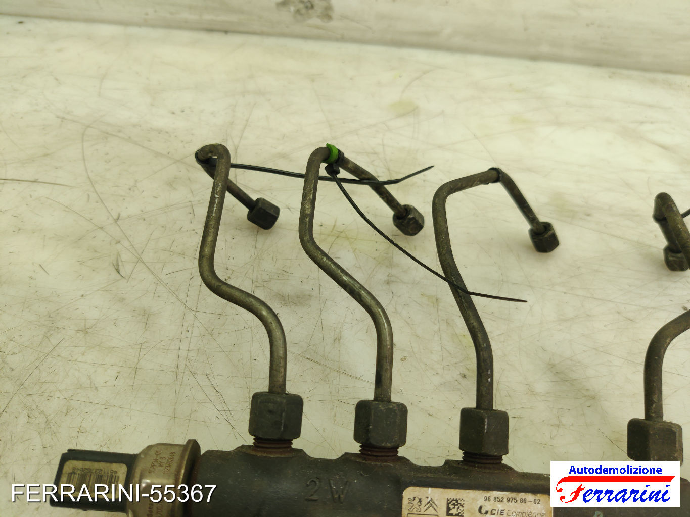 Flauto Con Iniettori VOLVO S40 2 544 1.6 D2 2010-2012 9685297580, 968529758002 7
