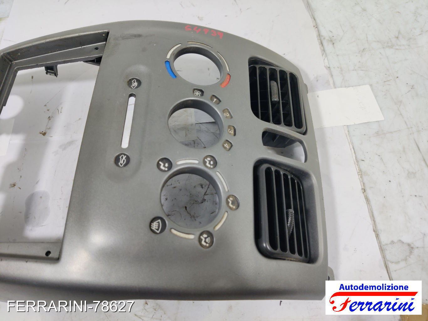 mascherina stereo Consolle Centrale Cruscotto OPEL AGILA A H00 2003-2007 4