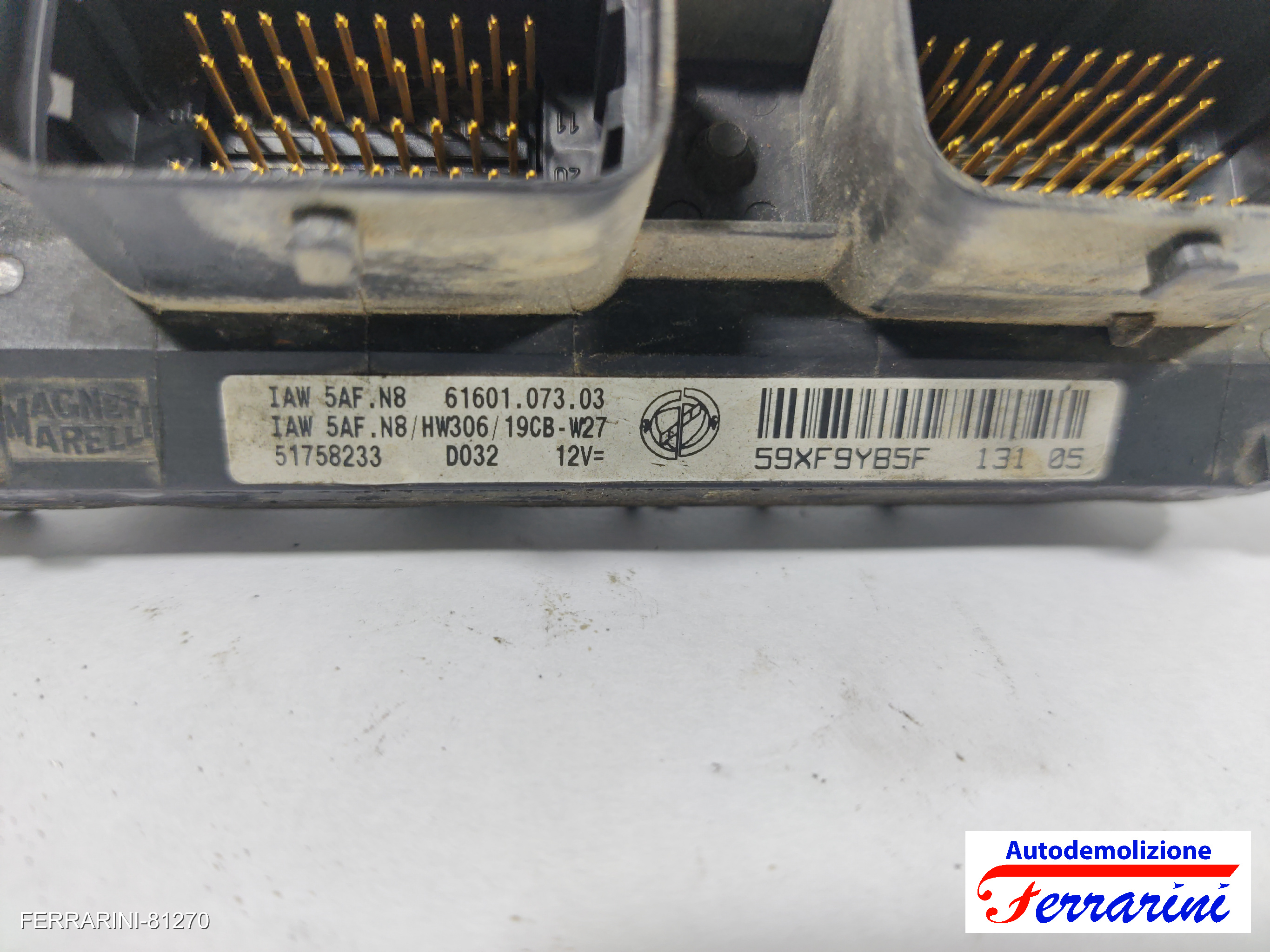 Centralina Motore LANCIA YPSILON 843 1.2 2003-2011