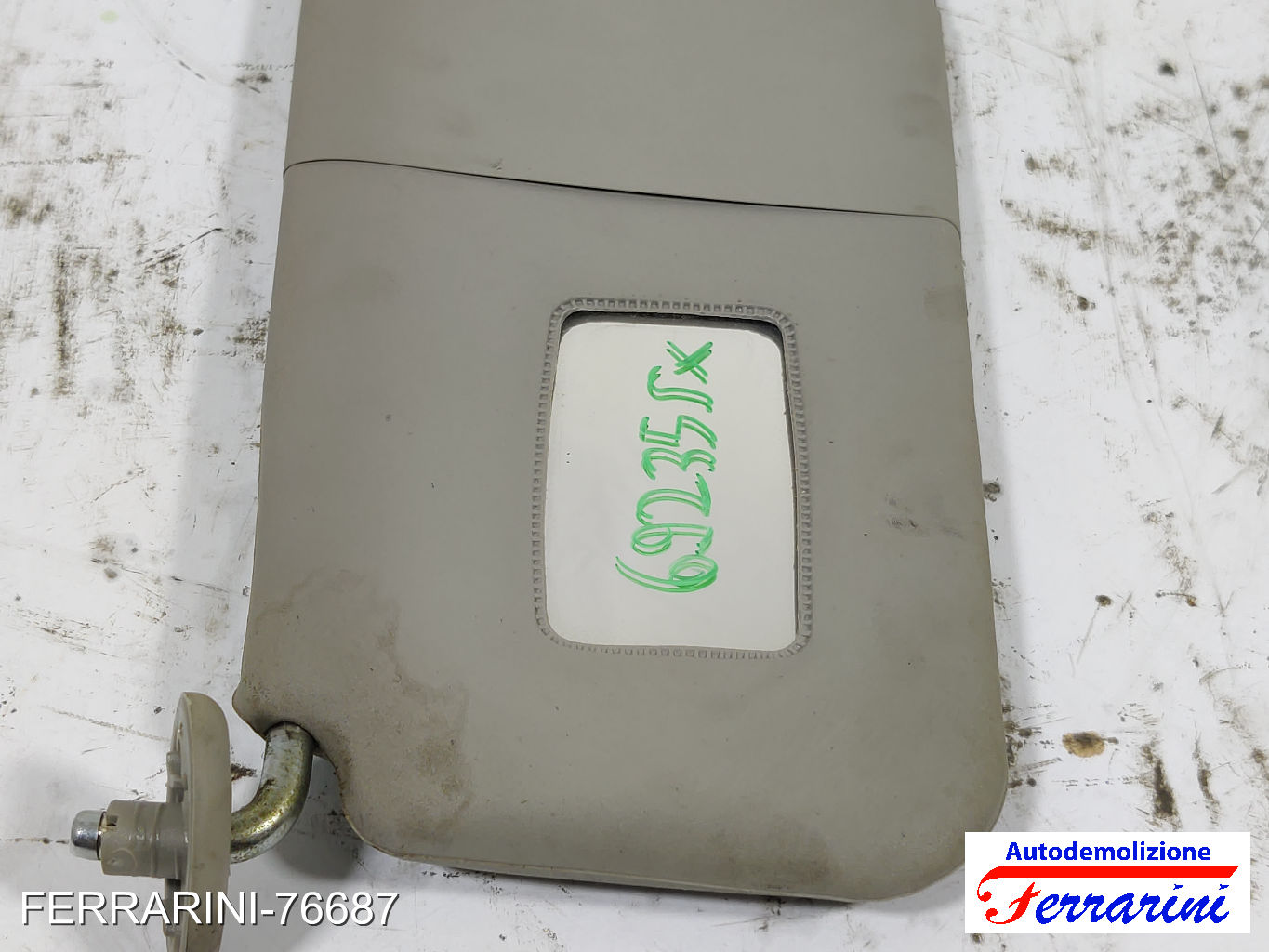 Aletta Parasole DAEWOO MATIZ M100, M150 1998-2002 sinistro, sx 96279932