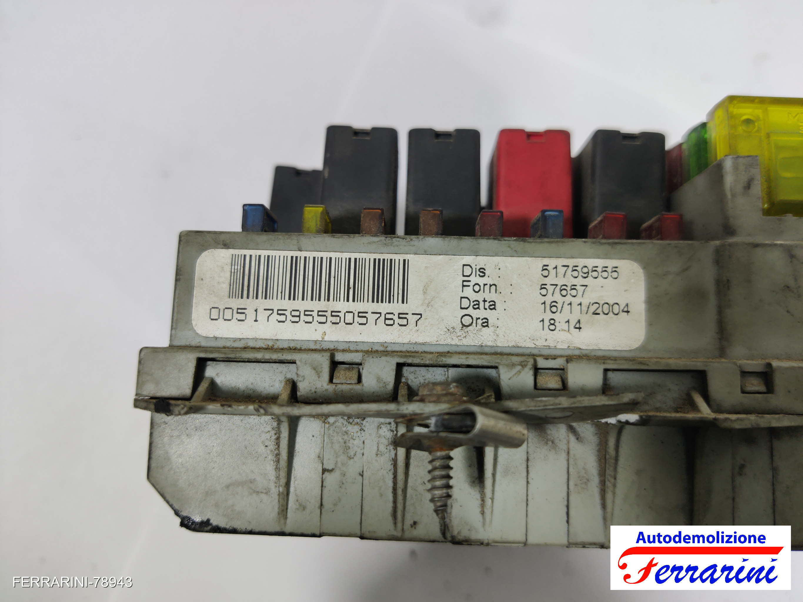 Body Computer FIAT STILO SW 192 1.9 D MULTIJET 2005-2008 51759555, 57657 4