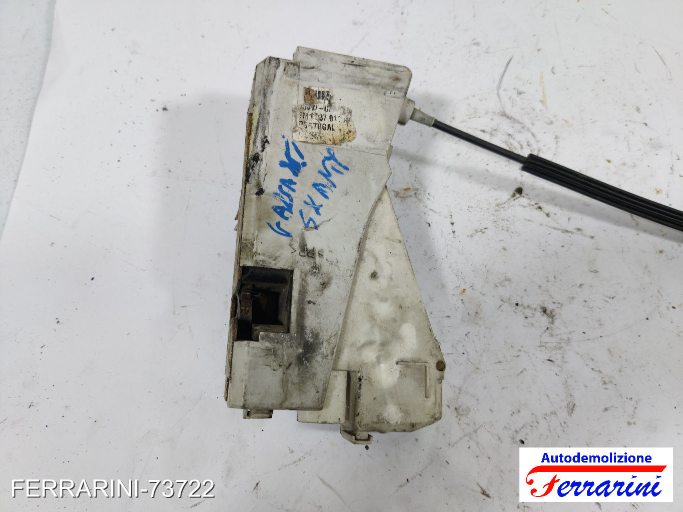 Serratura Porta VW SHARAN 7M6, 7M8, 7M9 1996-2000 sinistro, sx, frontale