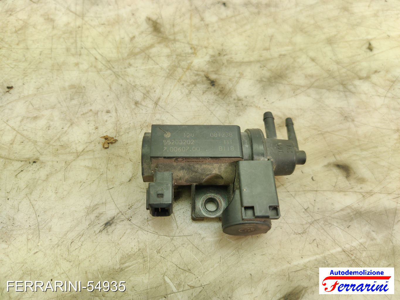 MAP solenoide turbina ALFA ROMEO 159 939 1.9 JTDM 8V 2005-2011 55203202 7