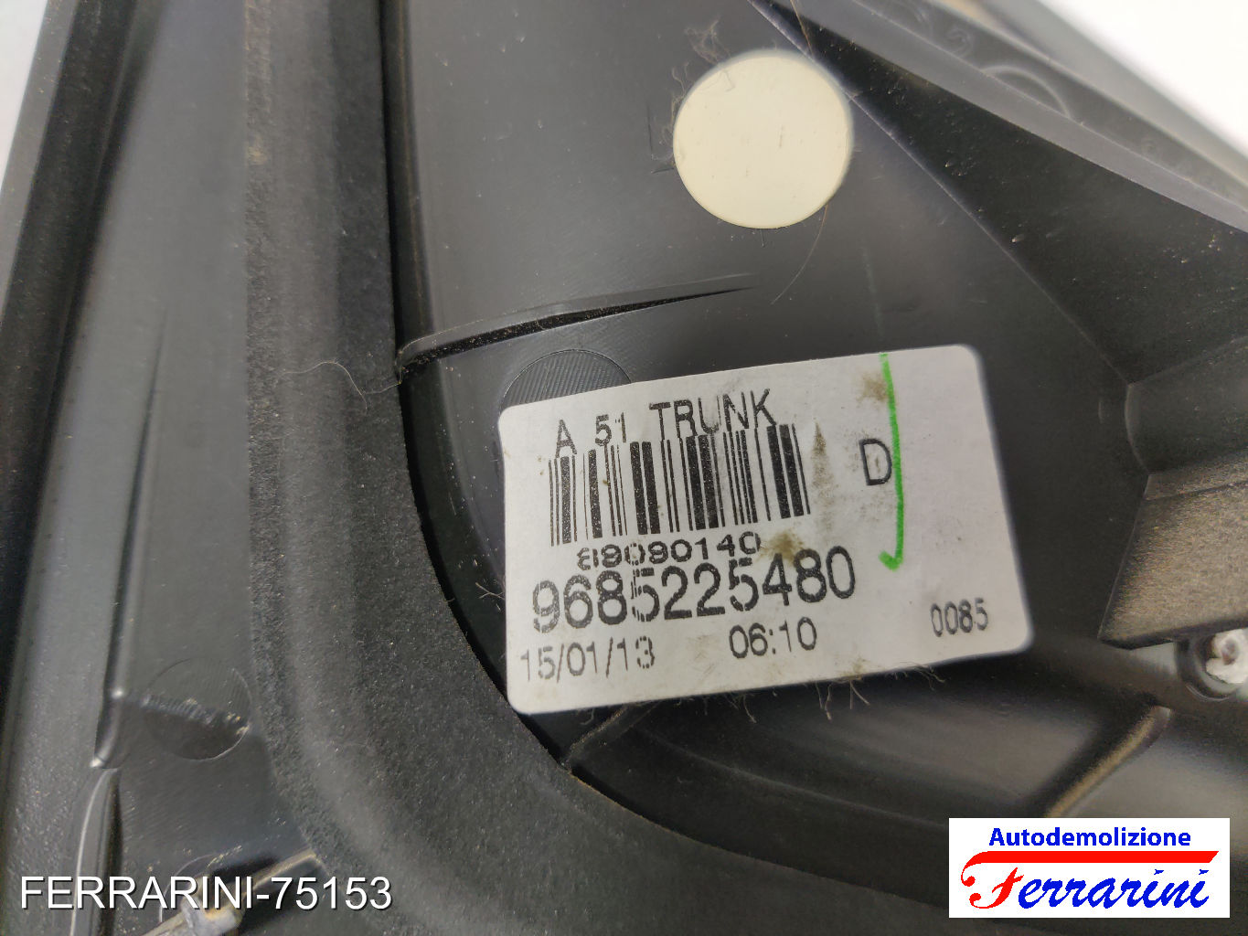 Fanalino Stop Posteriore CITROEN C3 2 SC 2009-2013 destro, dx, posteriore, post