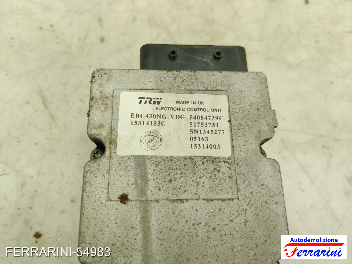 Centralina Pompa Abs FIAT CROMA 194 1.9 D MULTIJET 2005-2011 15314103C, 15314003