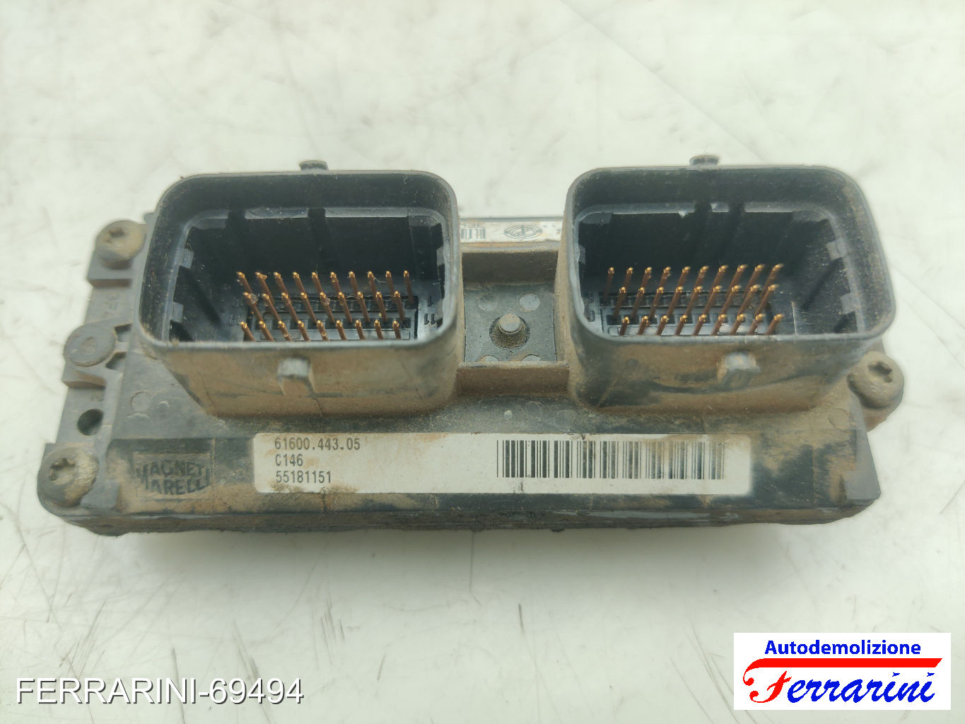 Centralina Motore FIAT PUNTO 188 1.2 16V 80 1999-2006 55181151, HW305 8