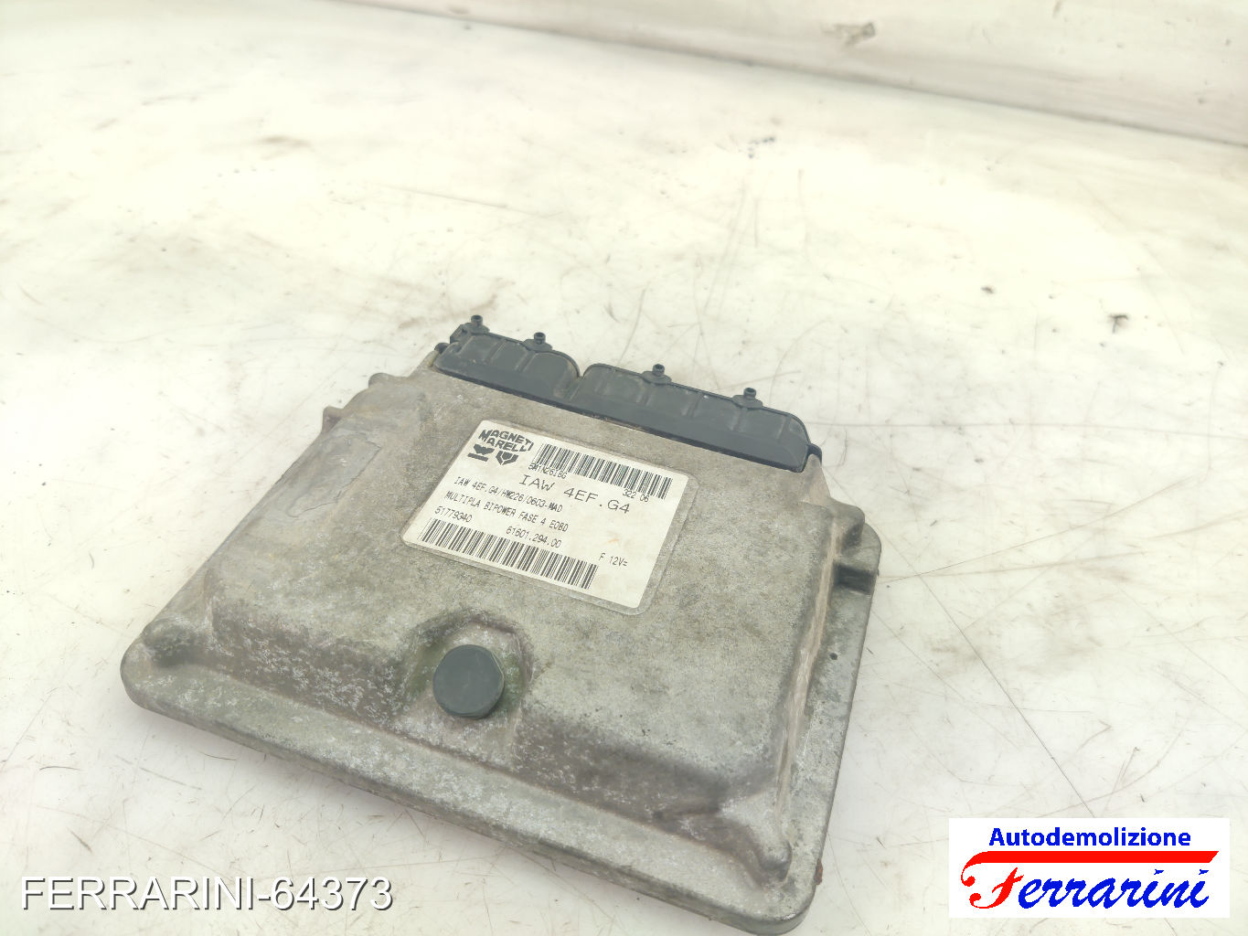 Centralina Motore FIAT MULTIPLA 186 1.6 16V BIPOWER 2001-2010 51779340, HW226