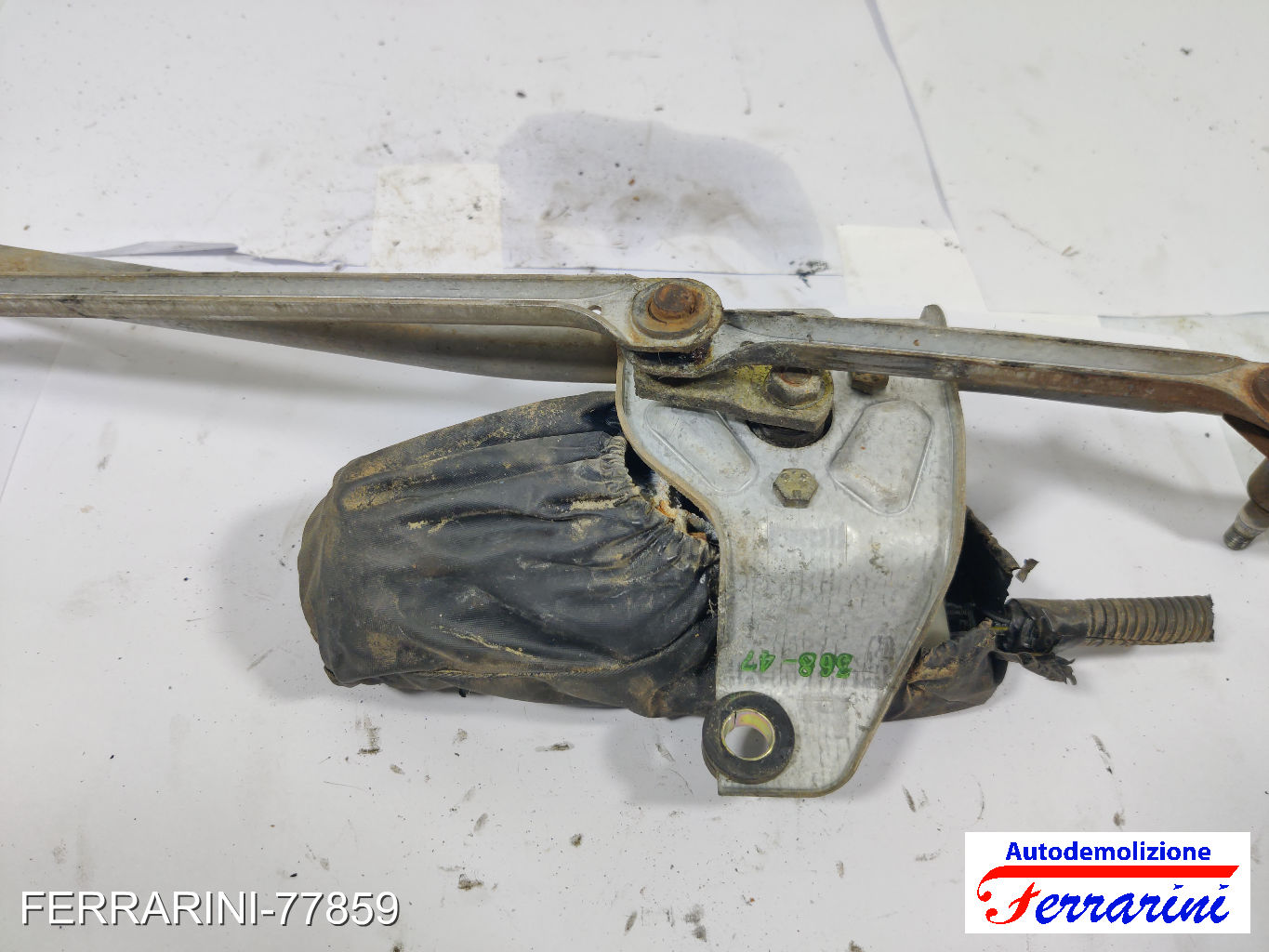Spazzacqua Motorino Tergicristallo FIAT BRAVA 182 1995-2001 anteriore, frontale 6