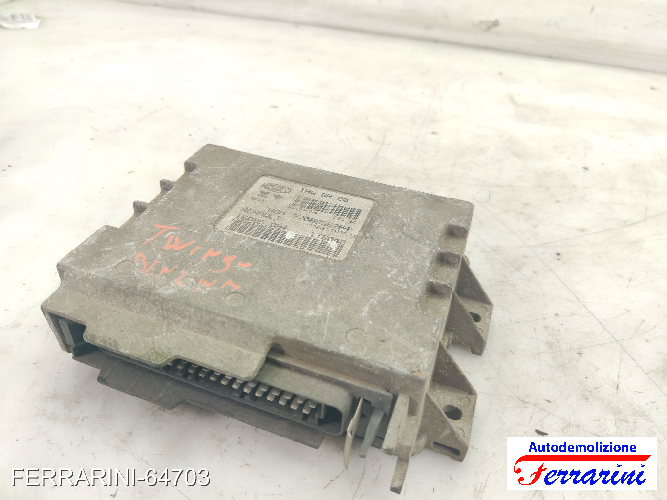 Centralina Motore RENAULT TWINGO 1 C06 1.2 1993-1996 7700870156, 7700856784 6