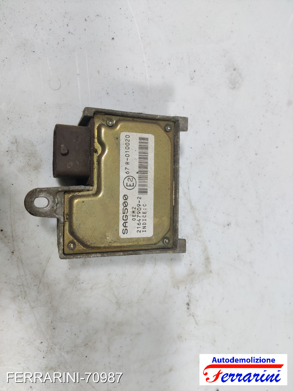 Centralina Gpl FIAT STILO 192 1.6 16V 2001-2006 SAG500, 216479092, AUTOGASSYSTEM