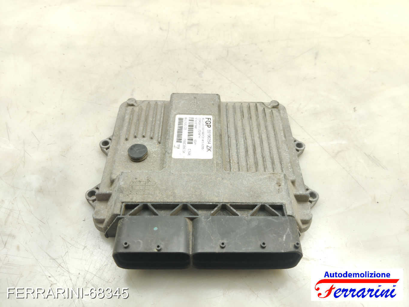 Centralina Motore OPEL CORSA C X01 1.7 DTI 2000-2009 55196354, HW01D, 1412X283