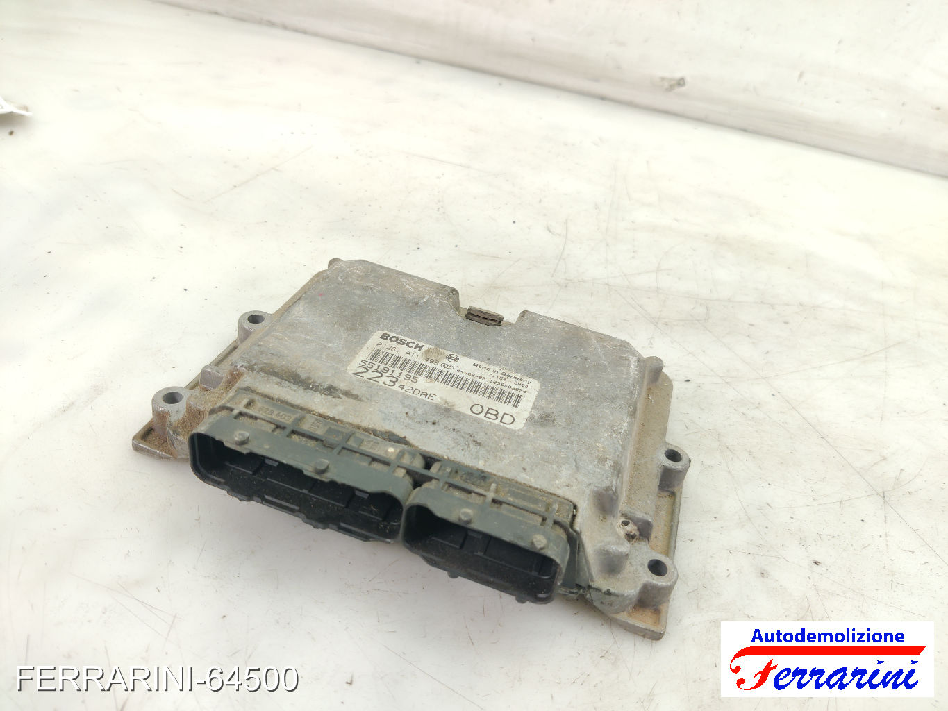 Centralina Motore FIAT DOBLO 119, 223 1.9 JTD 2003-2010 55191195, 0281011499