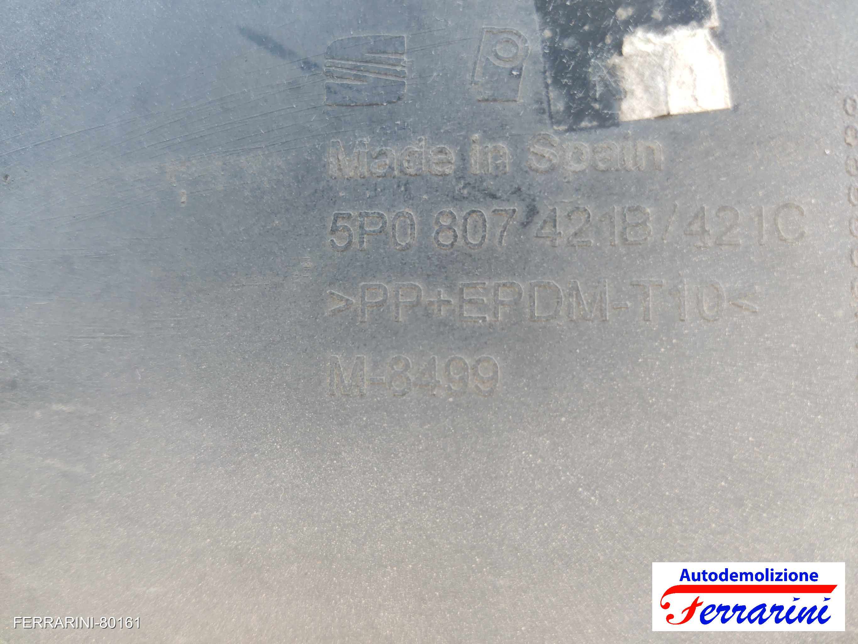 Paraurti SEAT ALTEA 5P1 2004-2009 Retro 5P0807421B, 5PO8074218, M8499 13