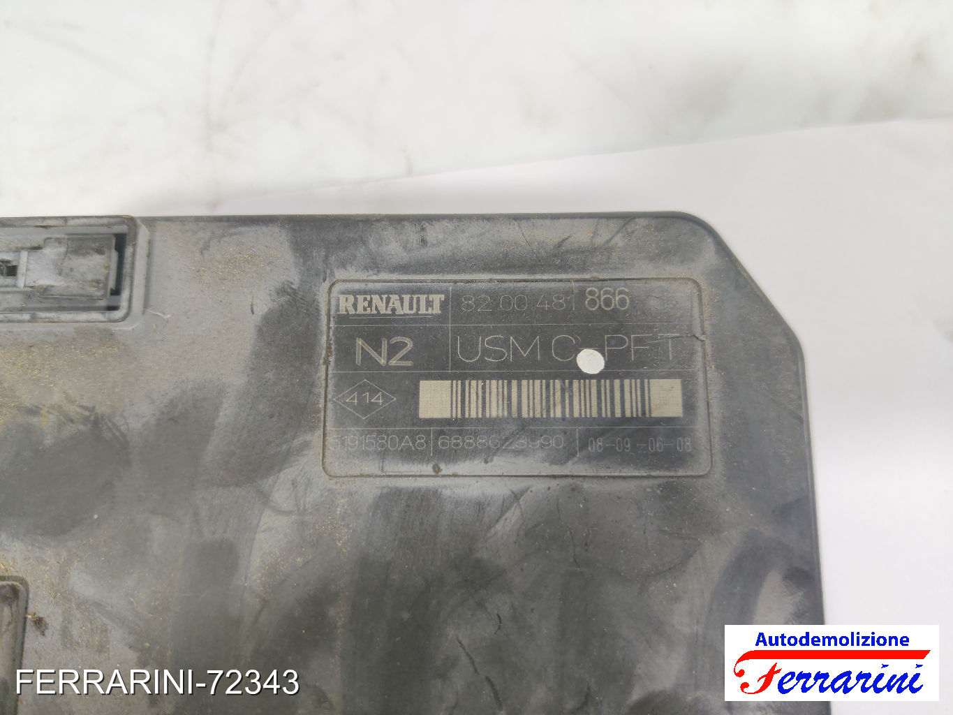 Fusibiliera Scatola Fusibili Body Computer RENAULT SCENIC 2 JM0/1 1.9 DCI 8