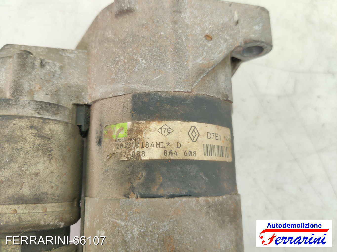 Motorino Avviamento RENAULT CLIO 2 BB, CB 1.2 1998-2010 7700864608, D7E112