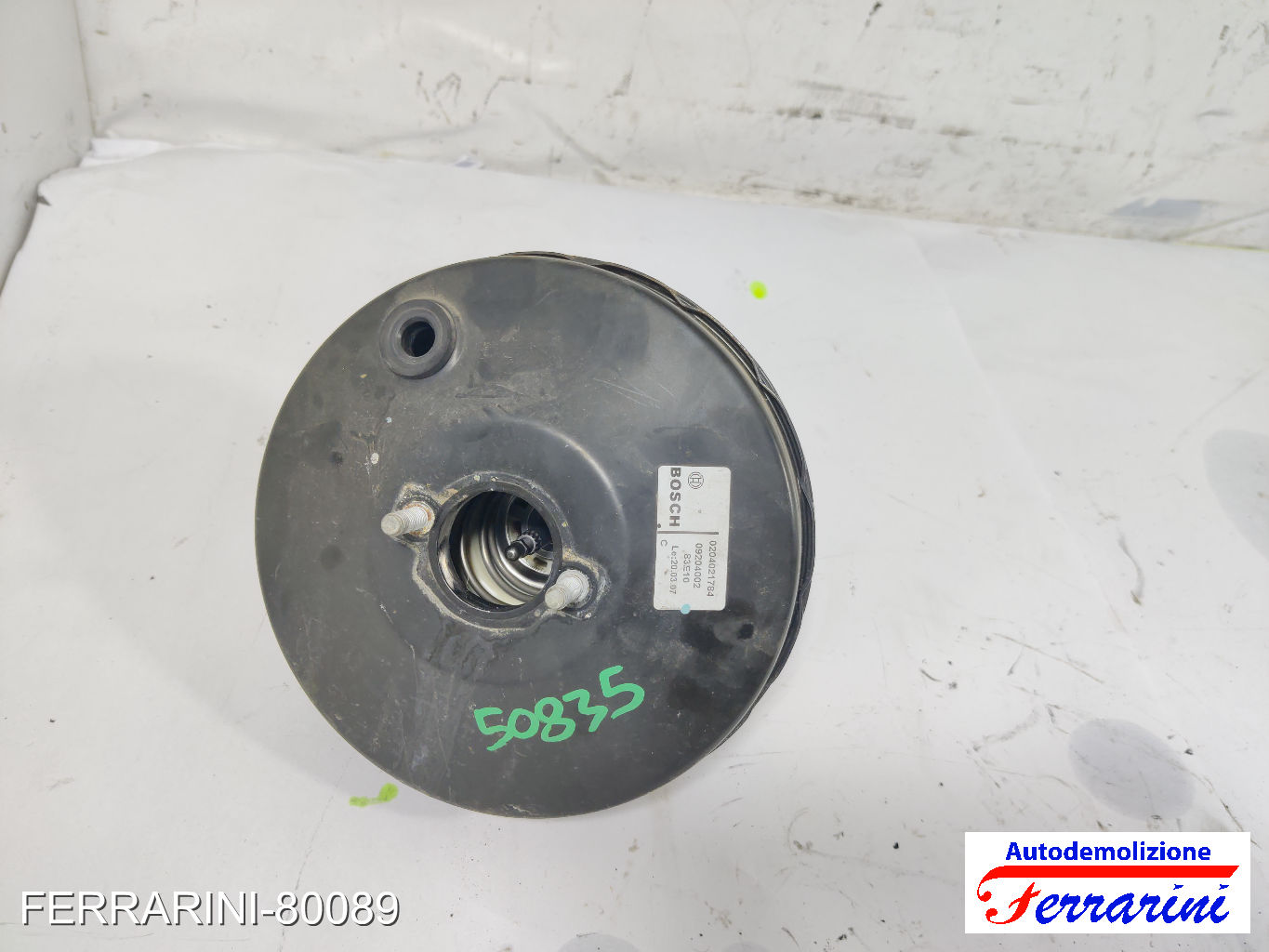 Servofreno OPEL AGILA A H00 1.3 CDTI 2003-2007 4721083E10, 09204002, 0204021784