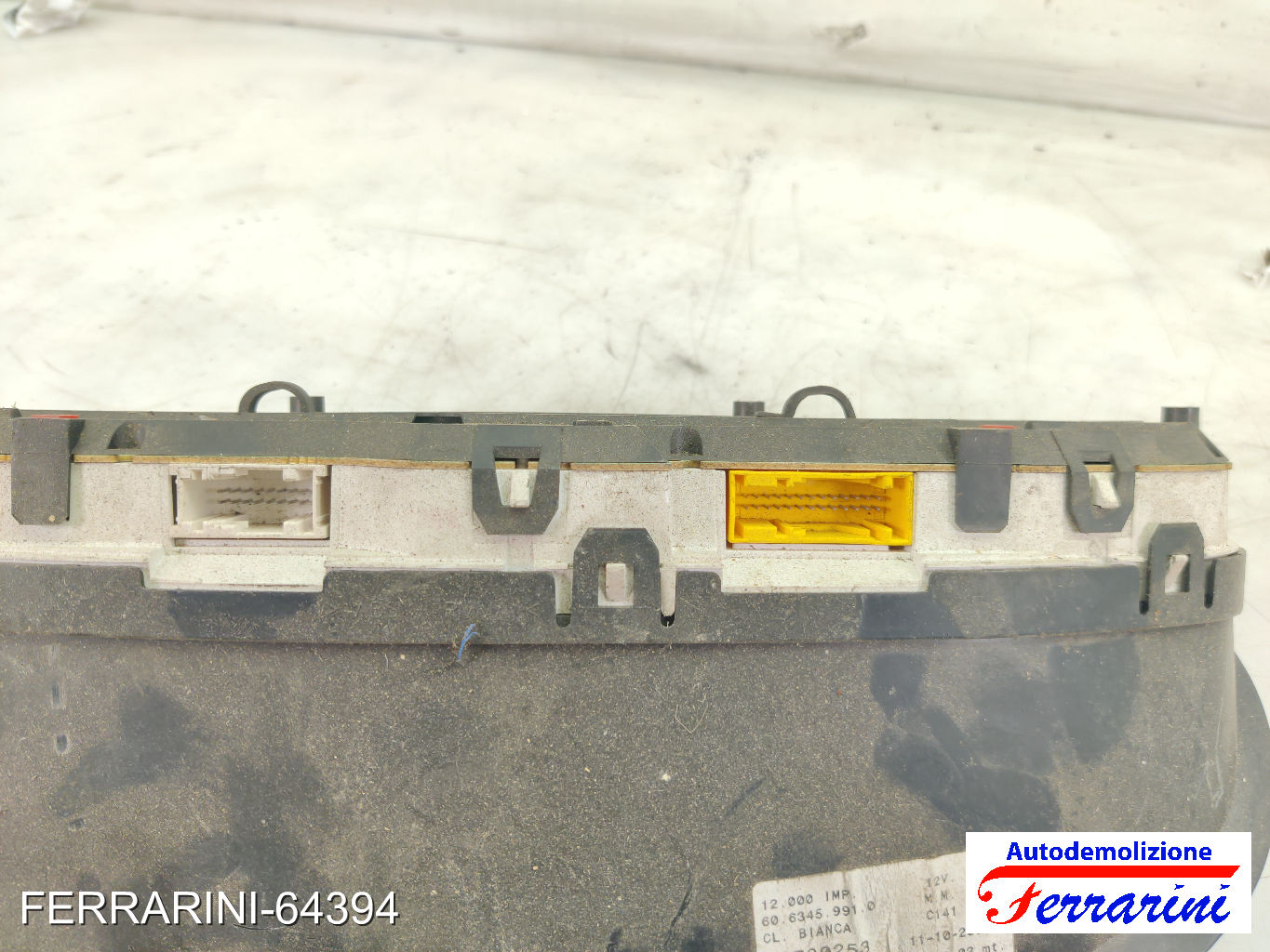 Quadro Contachilometri PEUGEOT 206 2A/C 1.6 16V 2000-2009