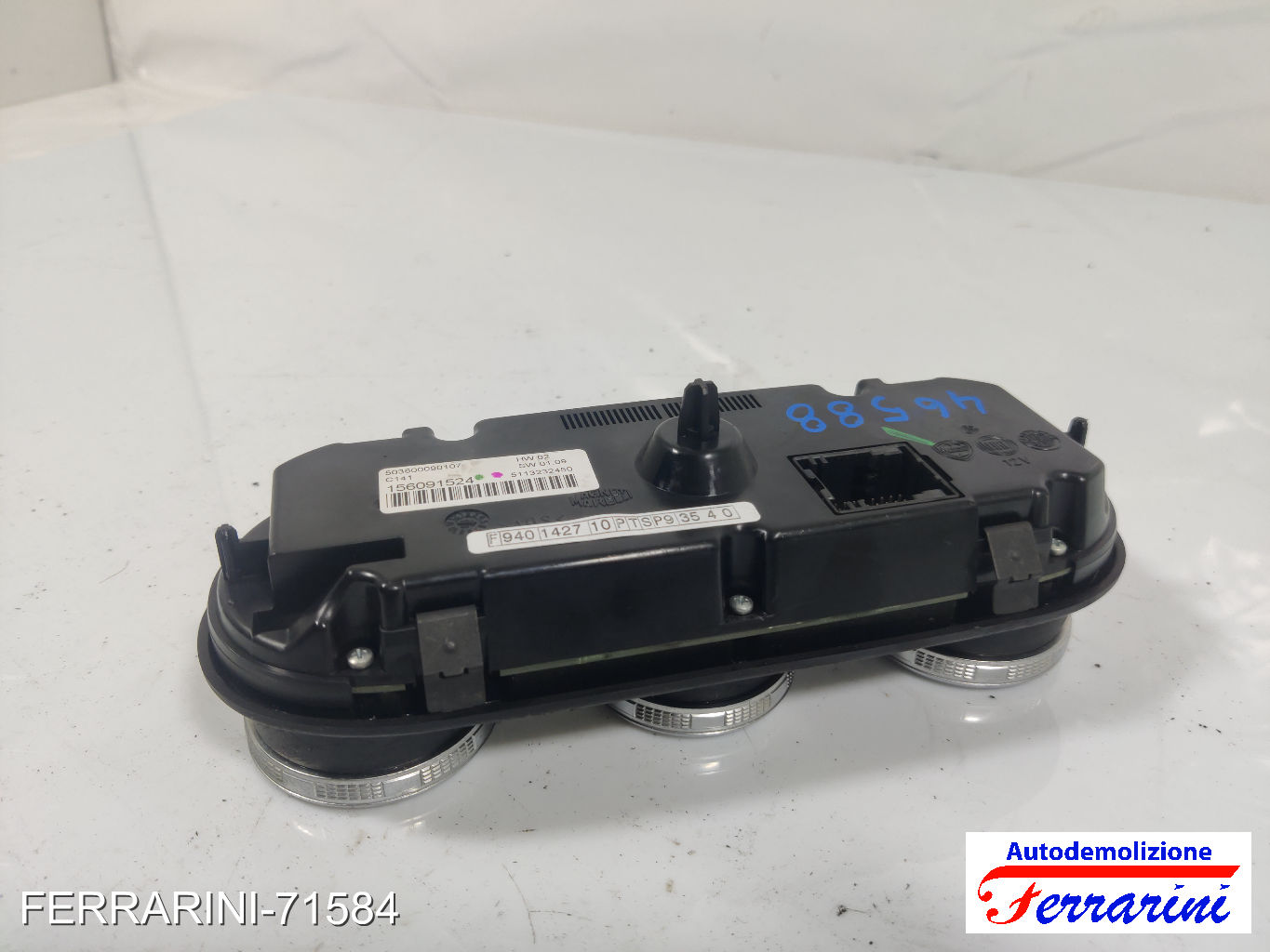 Tastiera Clima ALFA ROMEO GIULIETTA 940 2010-2016 anteriore, frontale 156091524