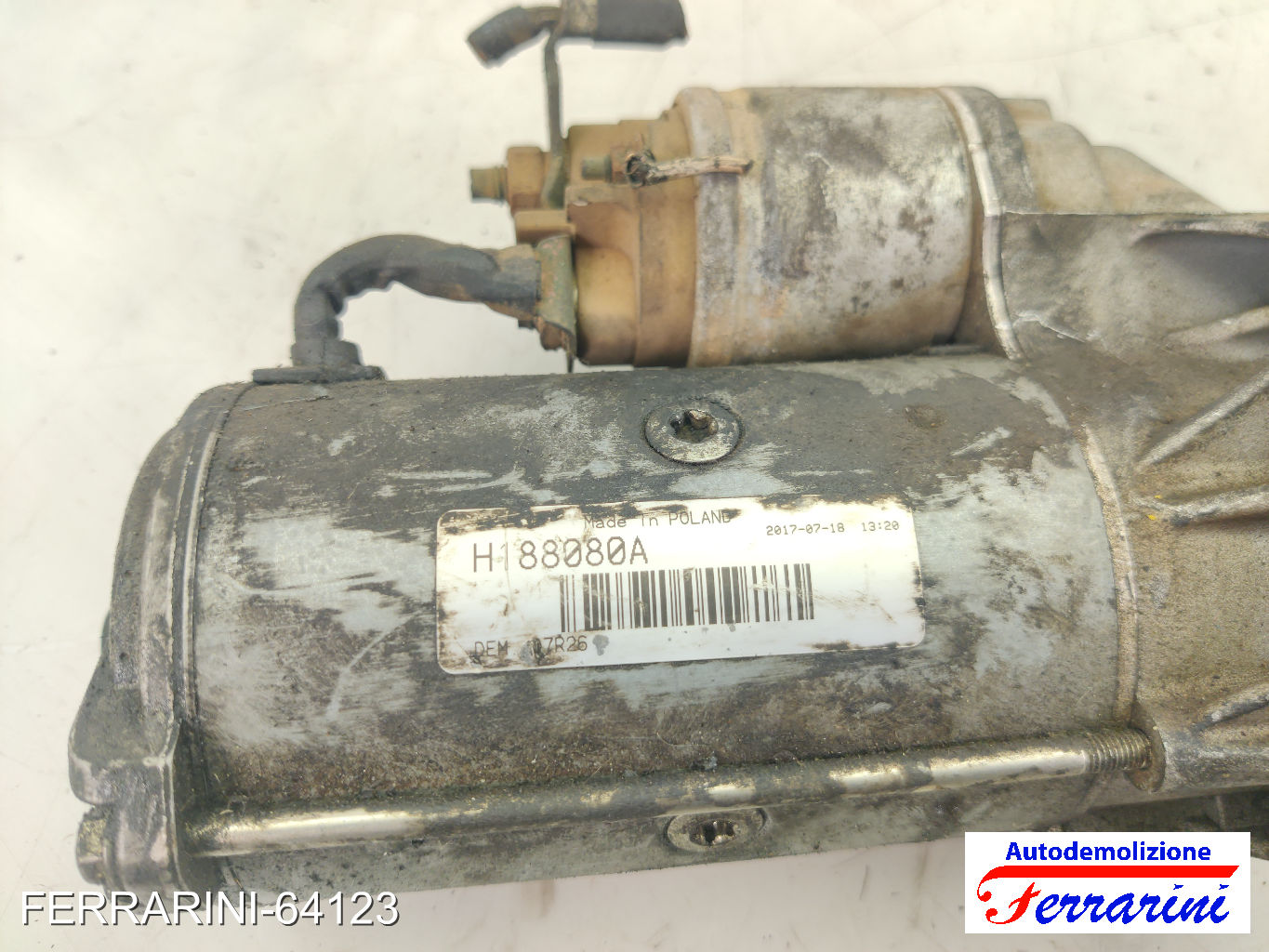 Motorino Avviamento PEUGEOT 307 CC 3B 2.0 HDI 135 2005-2009 9670983080, 71786189
