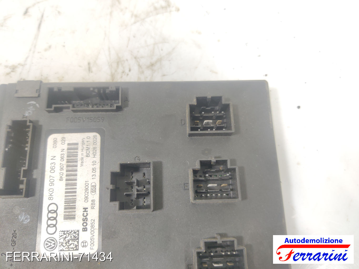 Centralina Comfort MERCEDES CLASSE A W168 2001-2004 8K0907063N, F005V00852