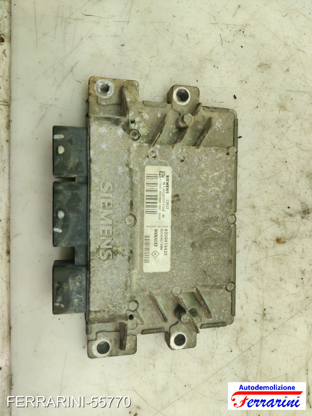 Centralina Motore RENAULT MODUS F/JP0 1.2 2004-2023 8200414422, 8200401568 8