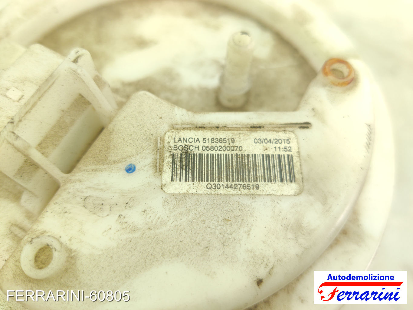 Cestello Pompa Galleggiante Serbatoio LANCIA YPSILON 312 1.2 BI-FUEL 2011-2023 9