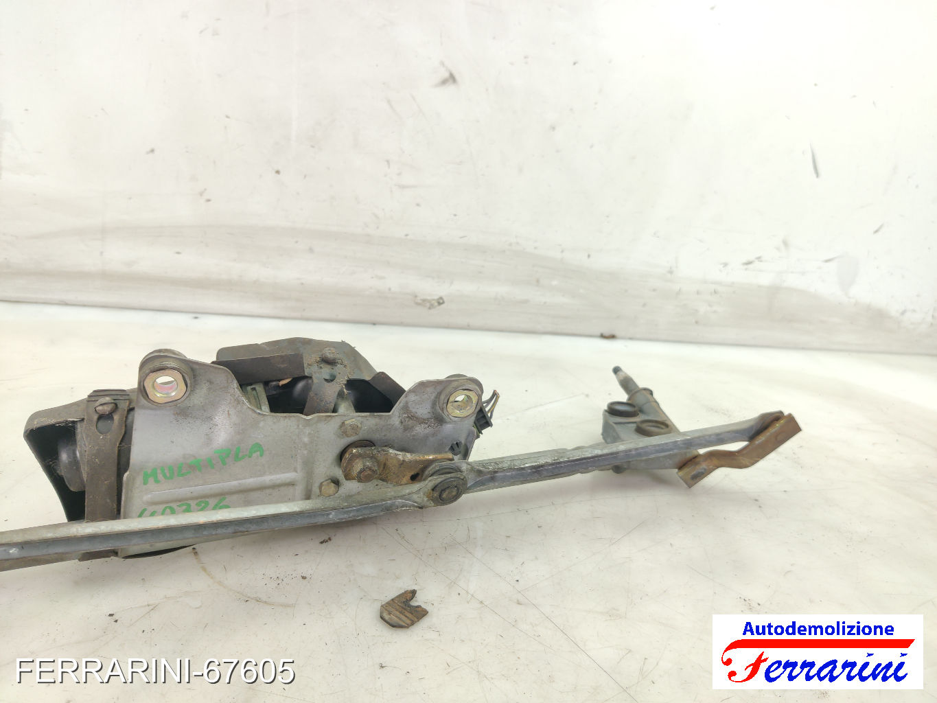 Spazzacqua Motorino Tergicristallo FIAT MULTIPLA 186 2002-2010 anteriore 6