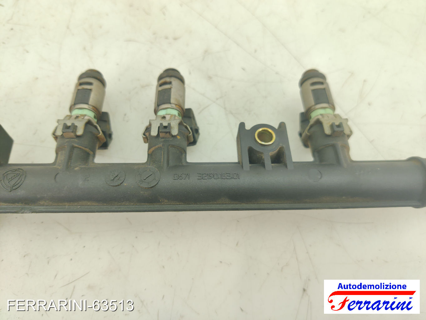 Flauto Con Iniettori LANCIA YPSILON 843 1.2 2003-2011 55183532, 3219018301