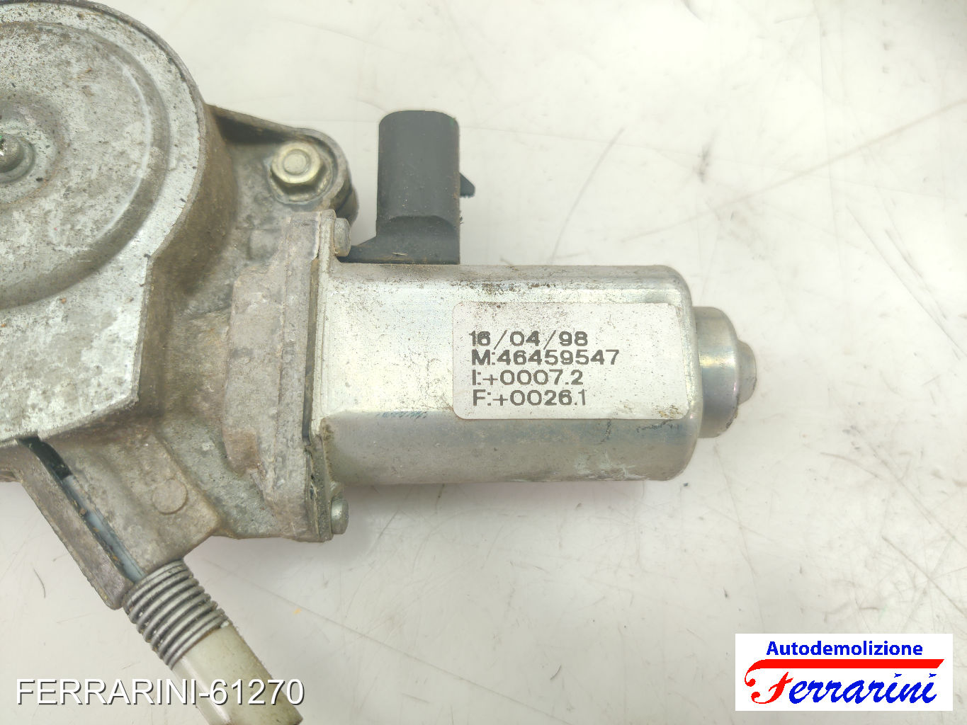 Motorino Alzavetro FIAT PUNTO 176 60 1.2 1993-1999 7737311, 7737310, 46452661