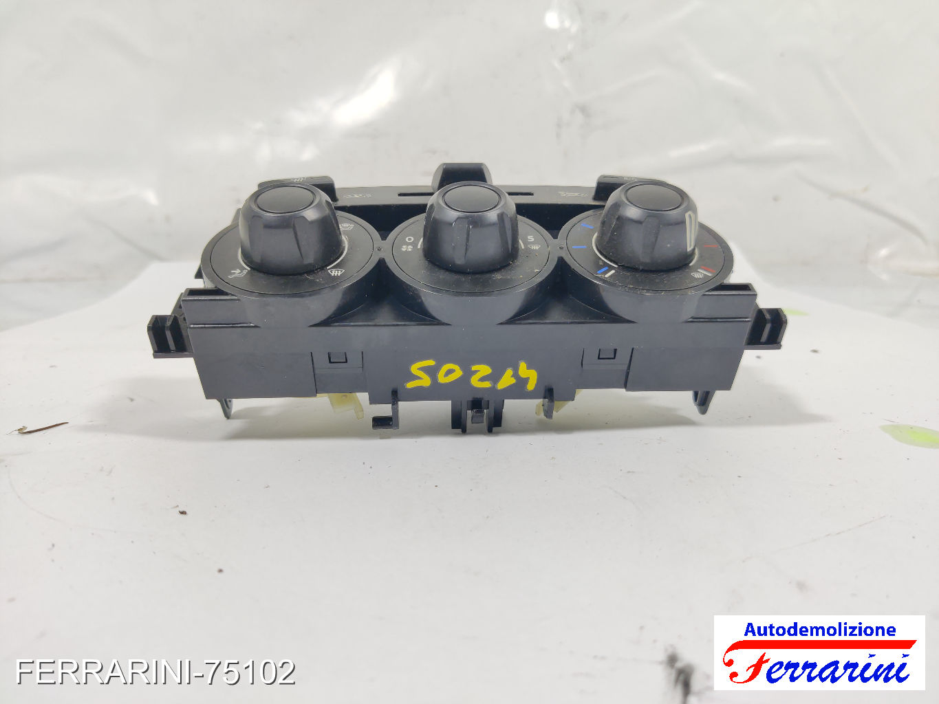 Tastiera Clima CITROEN C3 2 SC 2009-2013 anteriore, frontale 6452R0 8