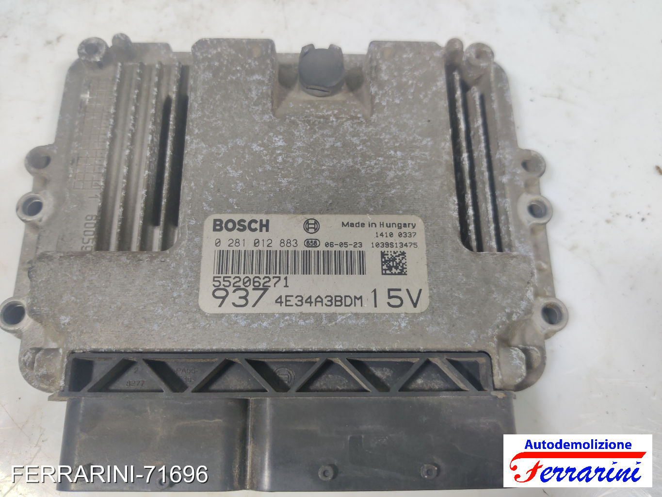 Centralina Motore ALFA ROMEO 147 937 1.9 16V Q2 2004-2010 55206271, 31039S13475
