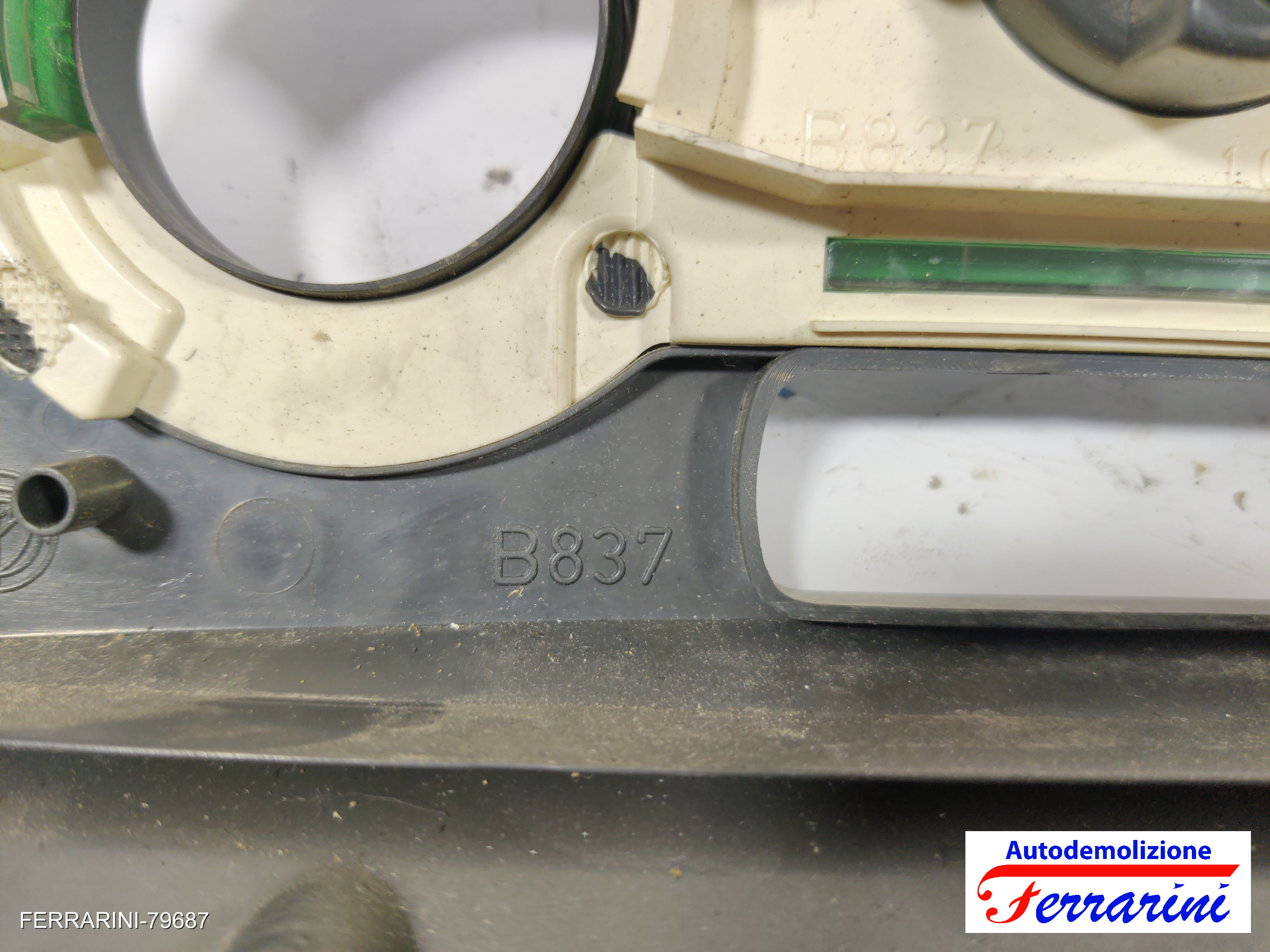 COPERTURA MASCHERINA Tastiera Clima FIAT PUNTO 176 1993-1999 anteriore, frontale