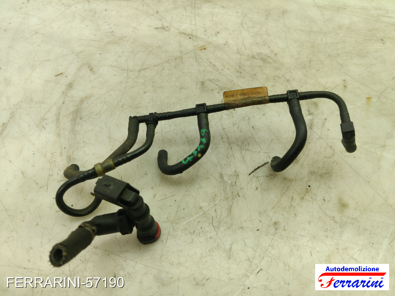 tubazione recupero ritorno iniettori RENAULT MEGANE 3 SW KZ0/1 1.5 DCI 2009-2015 9