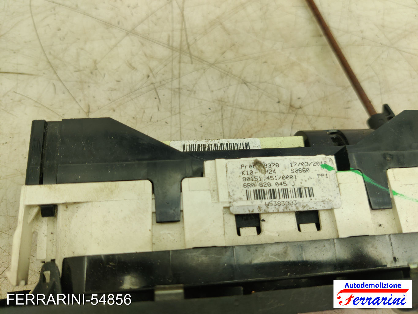 Tastiera Clima VW POLO 6C1, 6R1 2009-2023 anteriore, frontale 6R0820045J 10