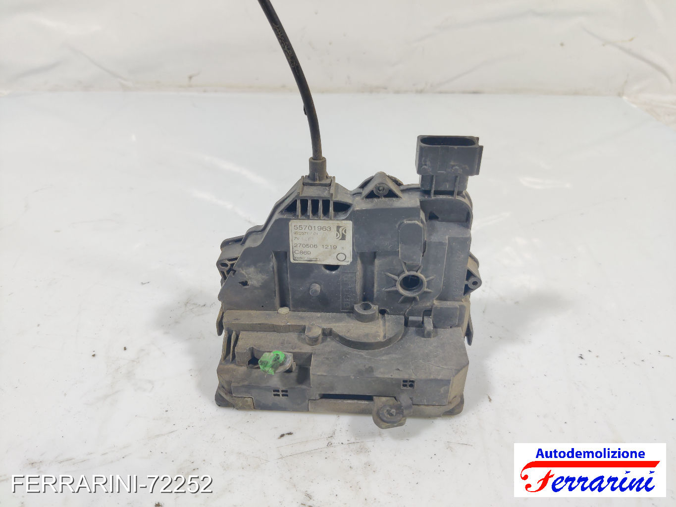 Serratura Porta FIAT GRANDE PUNTO 199 2005-2013 sinistro, sx, frontale 7