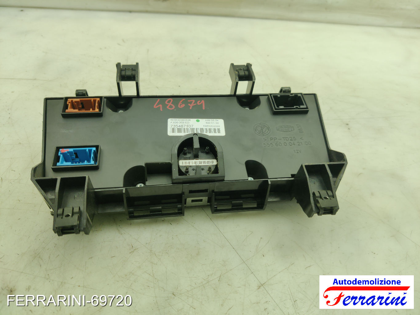 automatico bizona Tastiera Clima LANCIA DELTA 3 844 2008-2014 anteriore
