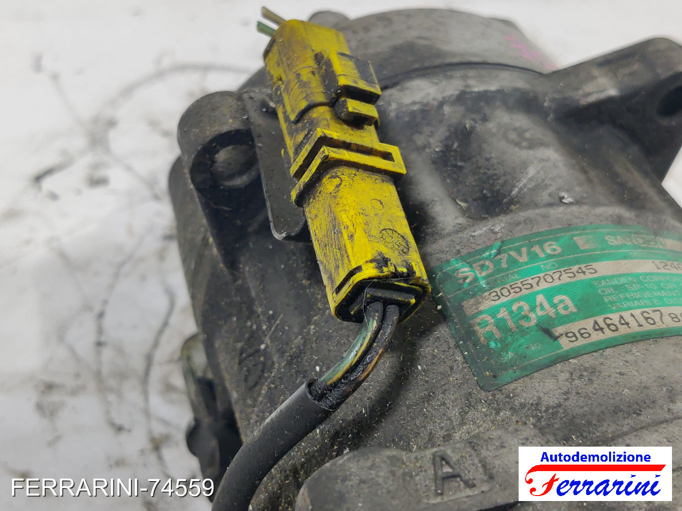 Compressore Clima CITROEN BERLINGO M 1.9 D 70 1999-2011 9646416780, 3055707545