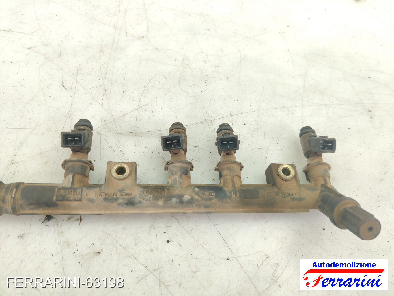 Flauto Con Iniettori FIAT SEICENTO 600 187 1.1 1998-2010 55183532, 71791243 8