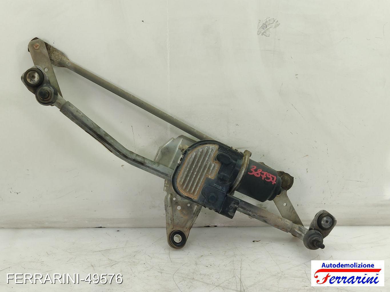 Spazzacqua Motorino Tergicristallo VW PASSAT VARIANT 3C5 2005-2009 anteriore 9