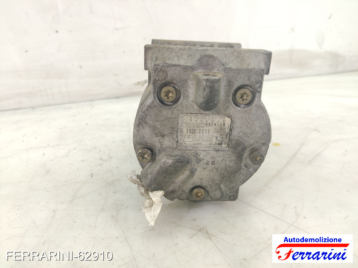 Compressore Clima FIAT BRAVA 182 1.2 16V 80 1998-2002 46785772, 467857720 8