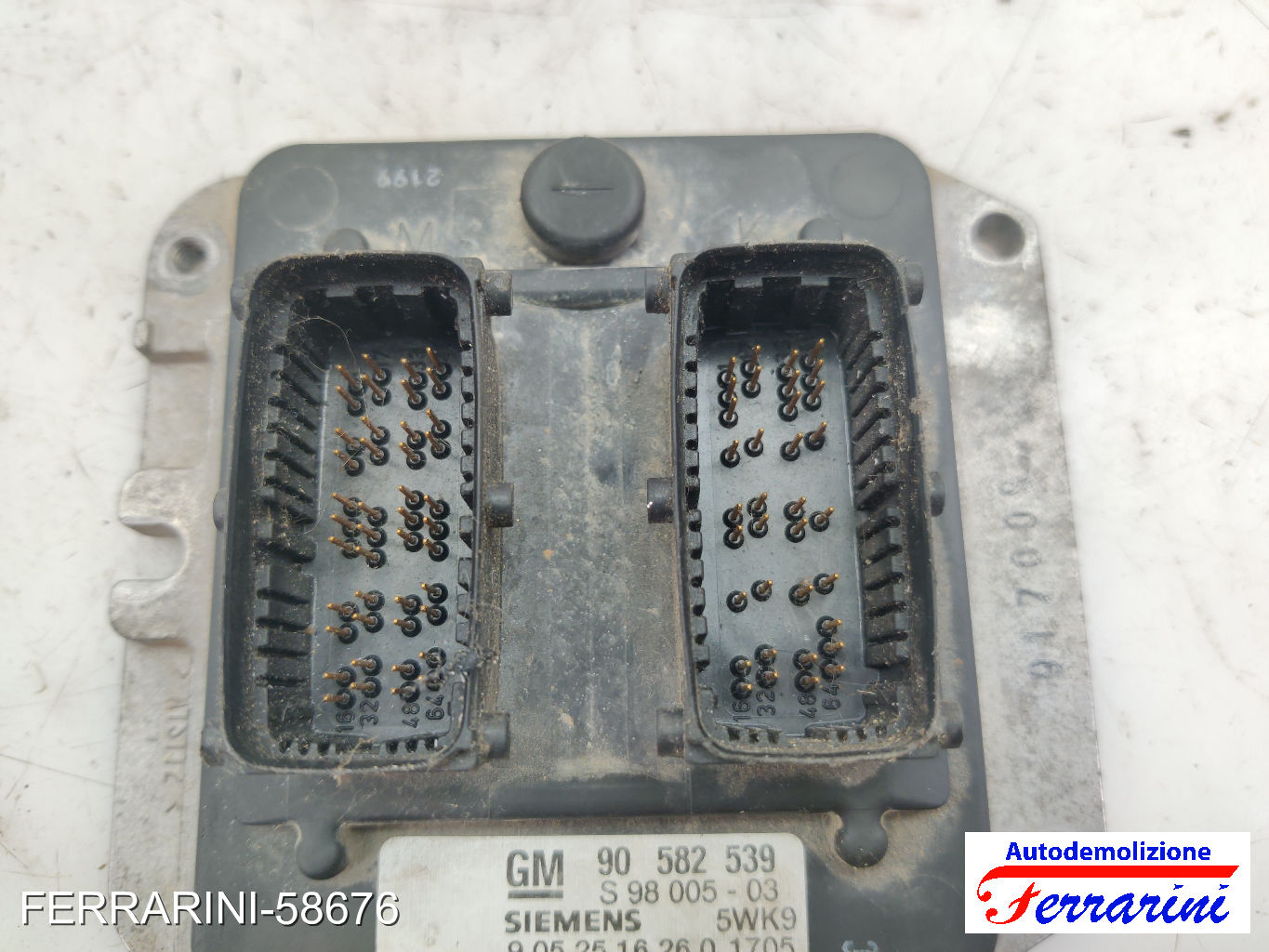Kit Accensione OPEL ZAFIRA A T98 1.8 16V 1999-2000 90582539, 5WK91705, S9800503