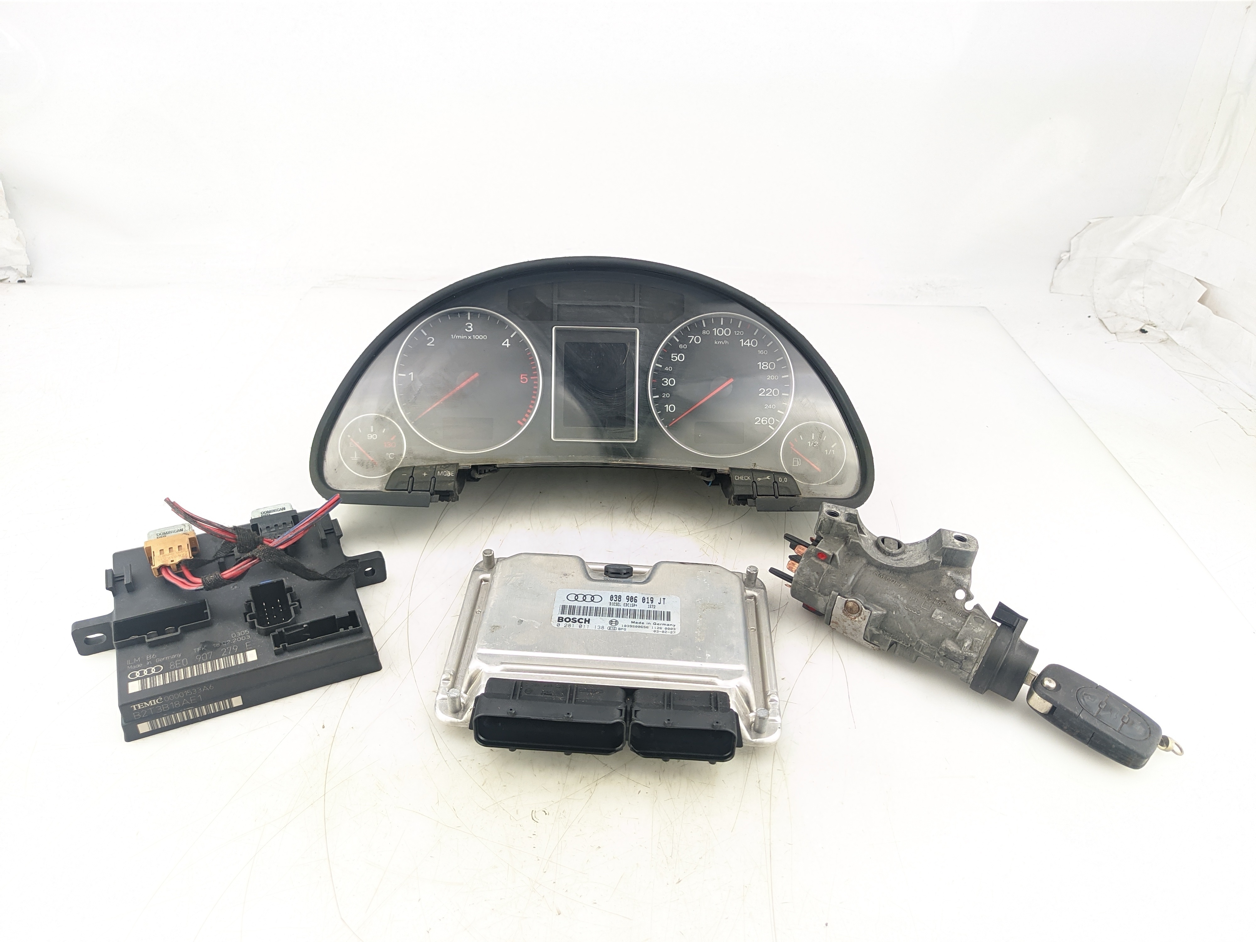 Kit Accensione AUDI A4 8E+02 1.9 TDI 2000-2004 038906019JT, 0263626035