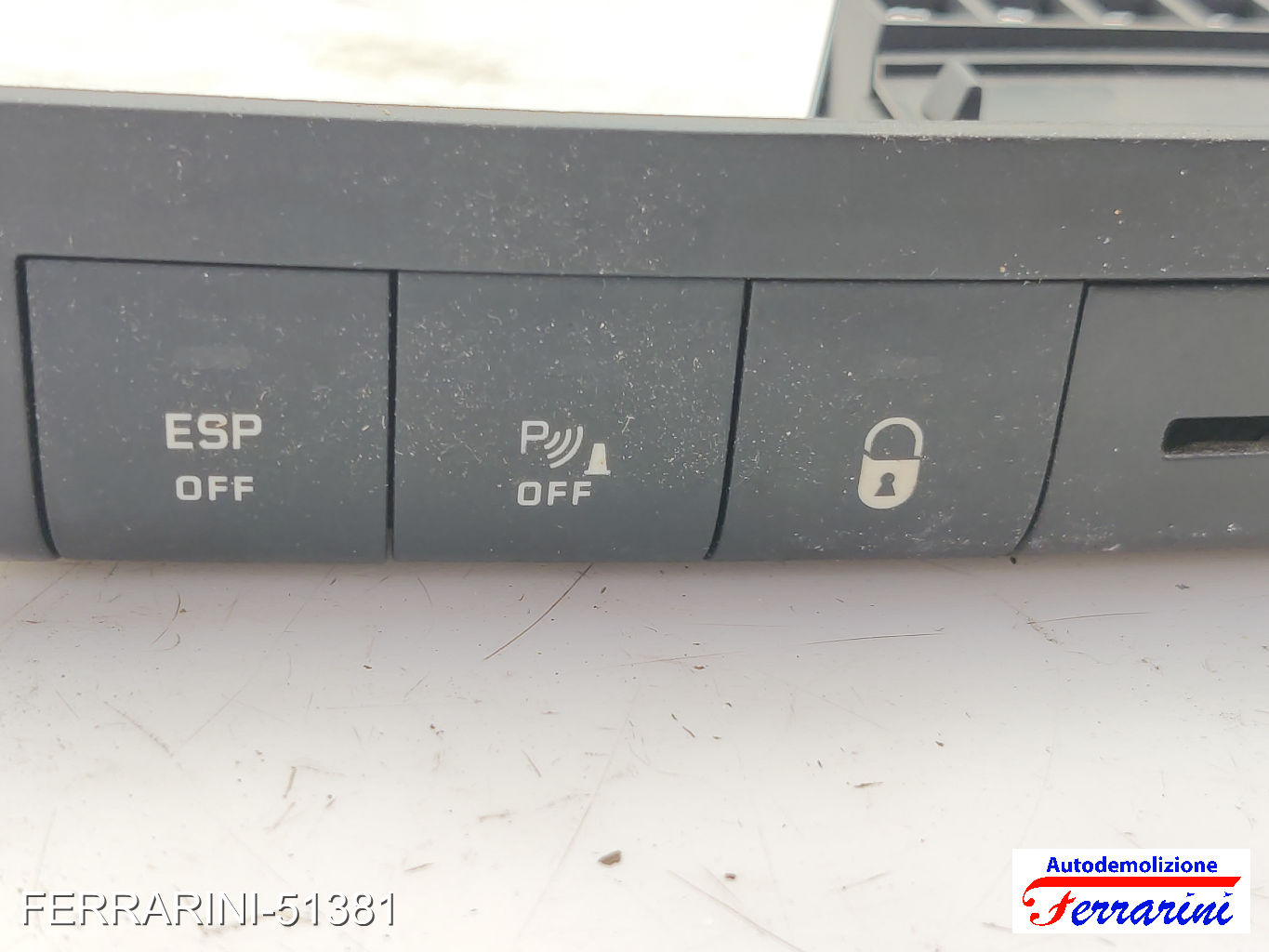 Interruttore cruscotto sensori parcheggio ESP PEUGEOT 207 SW WK 2007-2013