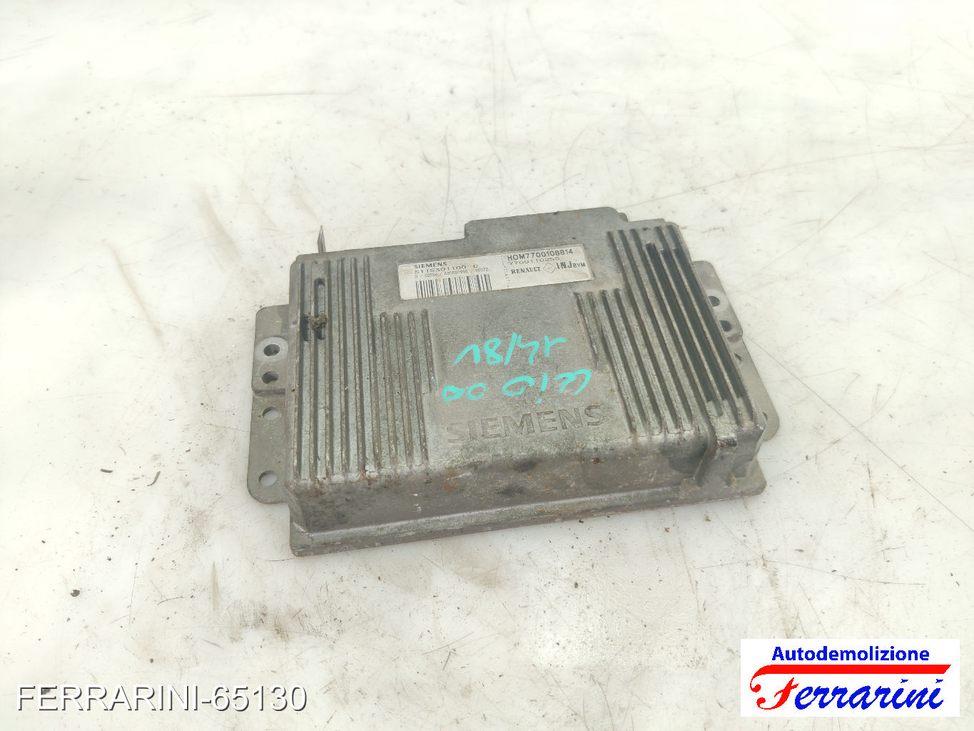 Centralina Motore RENAULT CLIO 2 BB, CB 1.4 1998-2005 7700110258, 7700108814